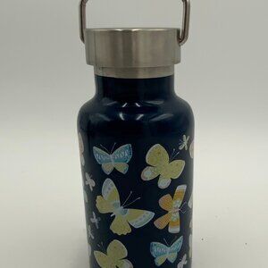 Cypress Home Butterflies Double Wall Stainless Steel Water Bottle 11 oz